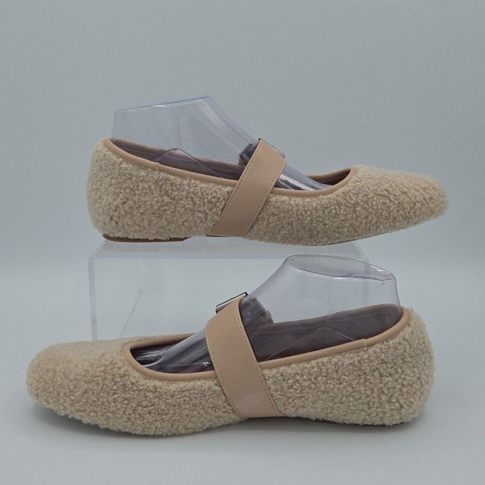 Dolce Vita Mellie Fuzzy Flat Mary Jane Loafers Womens Size 9 EUC - Picture 2 of 9